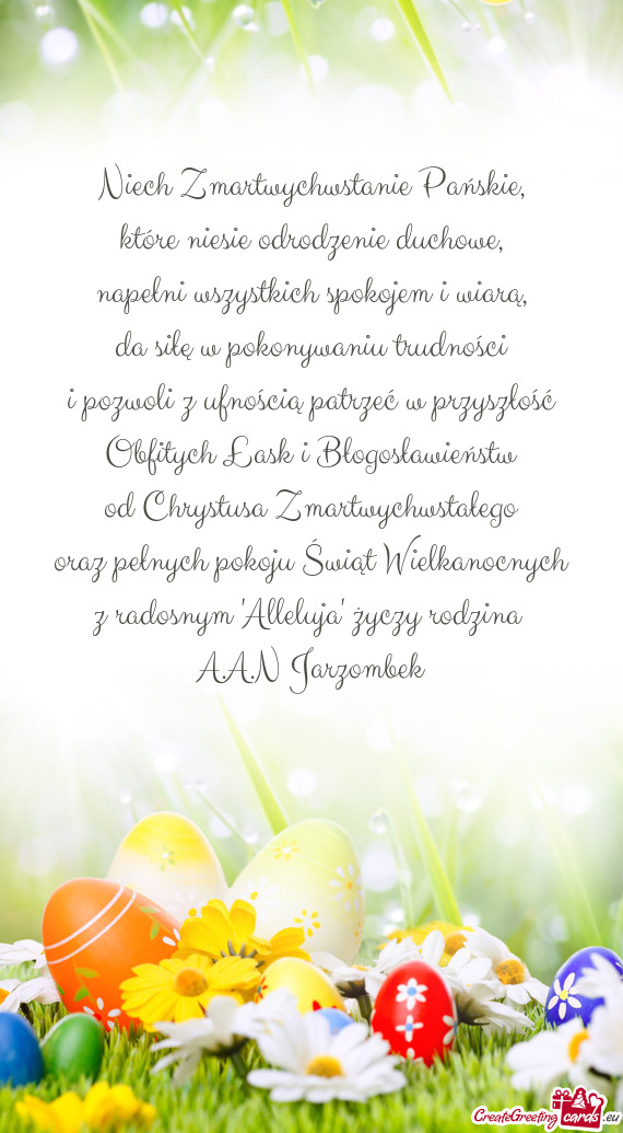 Z radosnym "Alleluja" rodzina