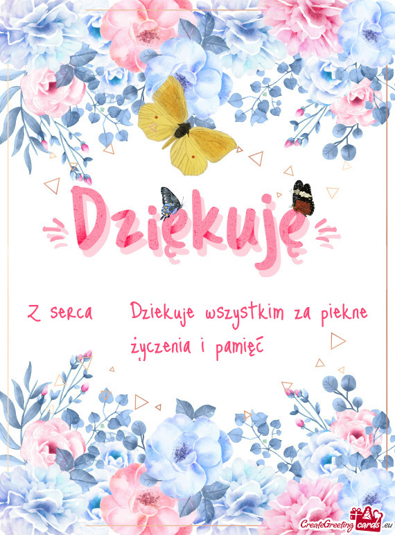 Z serca 💕 Dziekuje wszystkim za piekne życzenia i pamięć
