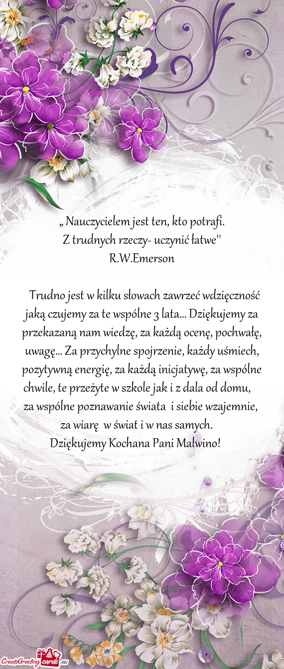 Z trudnych rzeczy- uczynić łatwe”"