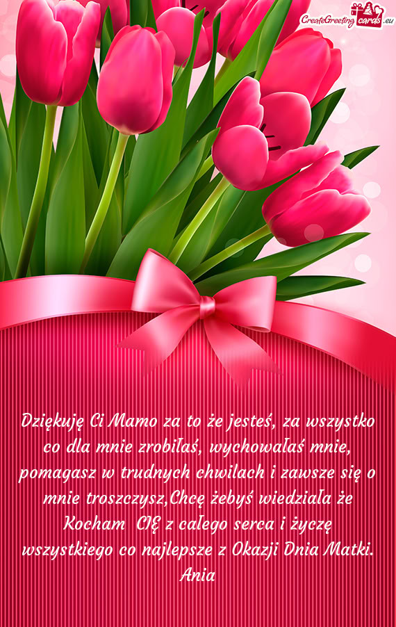 Z w trudnych chwilach i zawsze się o mnie troszczysz,Chcę żebyś wiedziała że Kocham CIĘ z ca