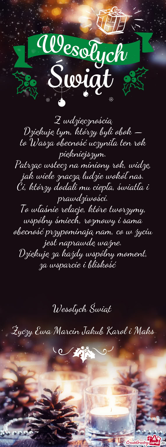 ✨ Z wdzięcznością ✨