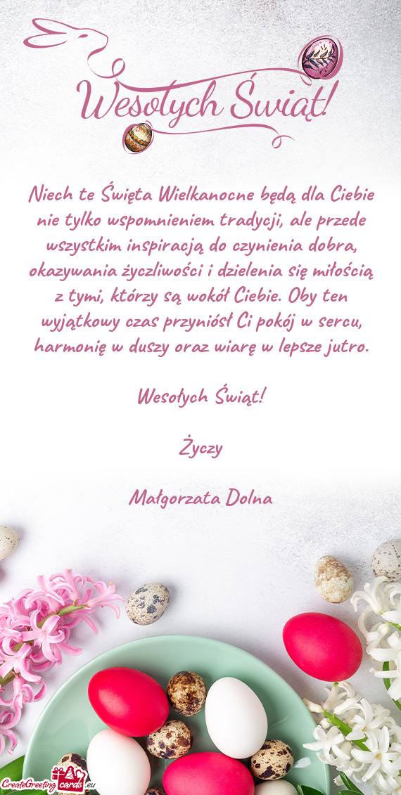 Z wiarę w lepsze jutro