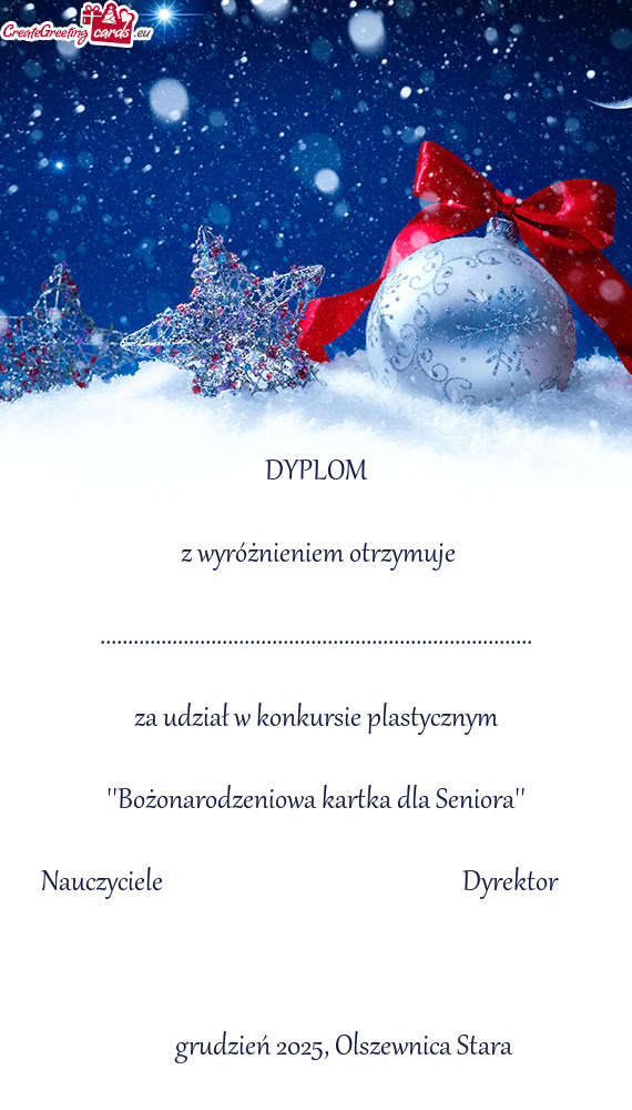 Z wyróżnieniem otrzymuje