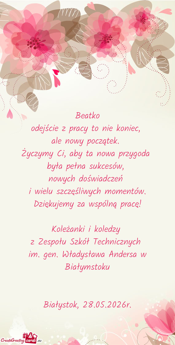 Z Zespołu Szkół Technicznych
