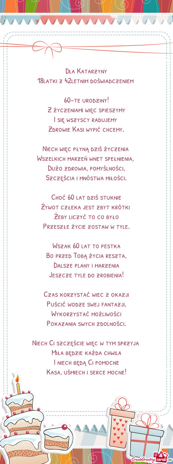 Z życzeniami więc spieszymy