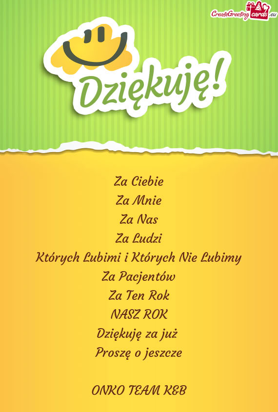 Za Ciebie