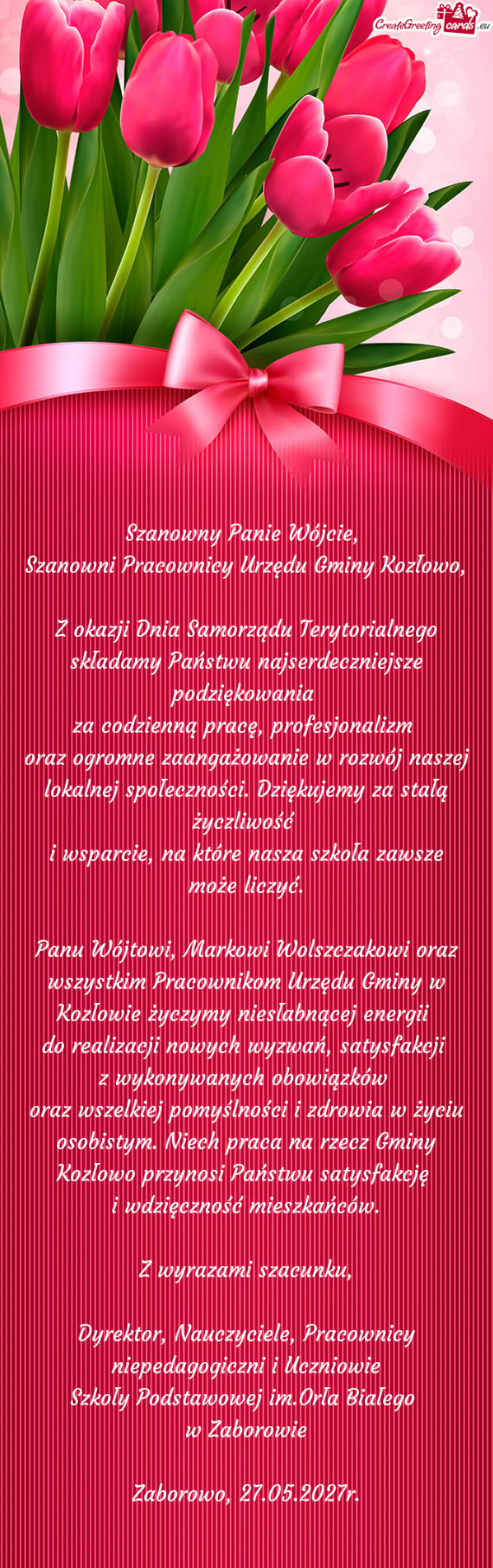 Za codzienną pracę, profesjonalizm