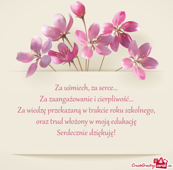 Za uśmiech, za serce