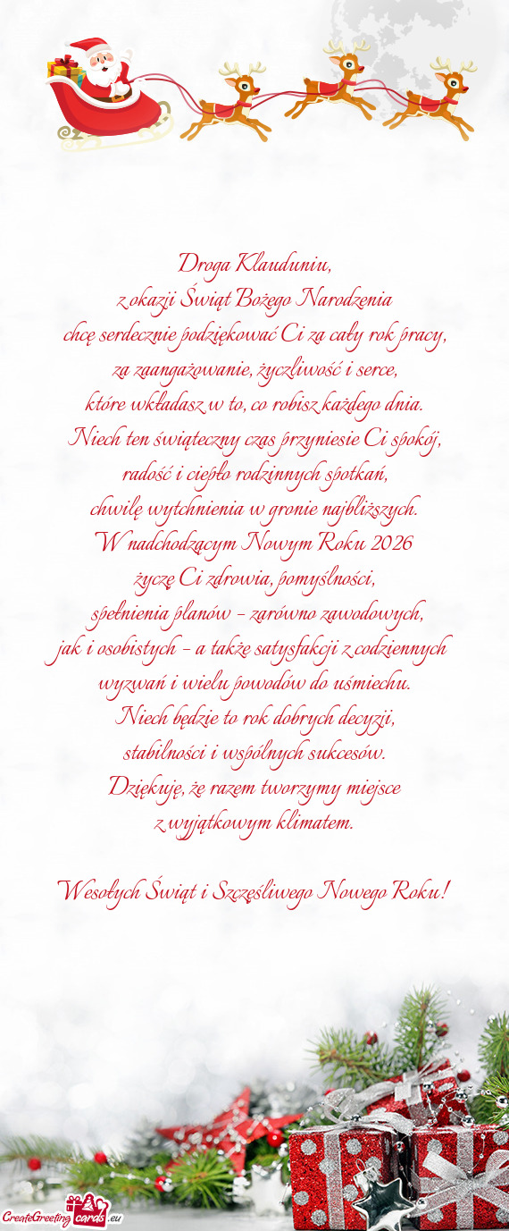 Za zaangażowanie, życzliwość i serce