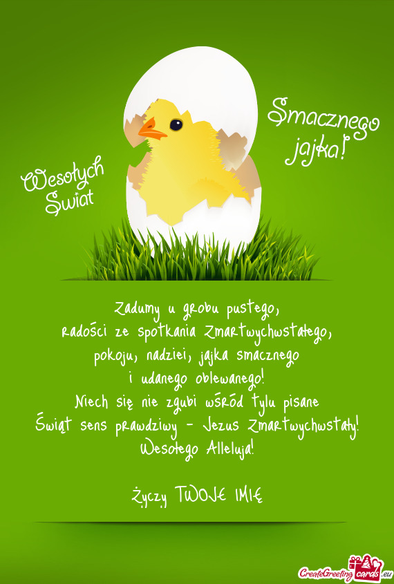 Zadumy u grobu pustego,  radości ze spotkania Zmartwychwstałego,  pokoju,