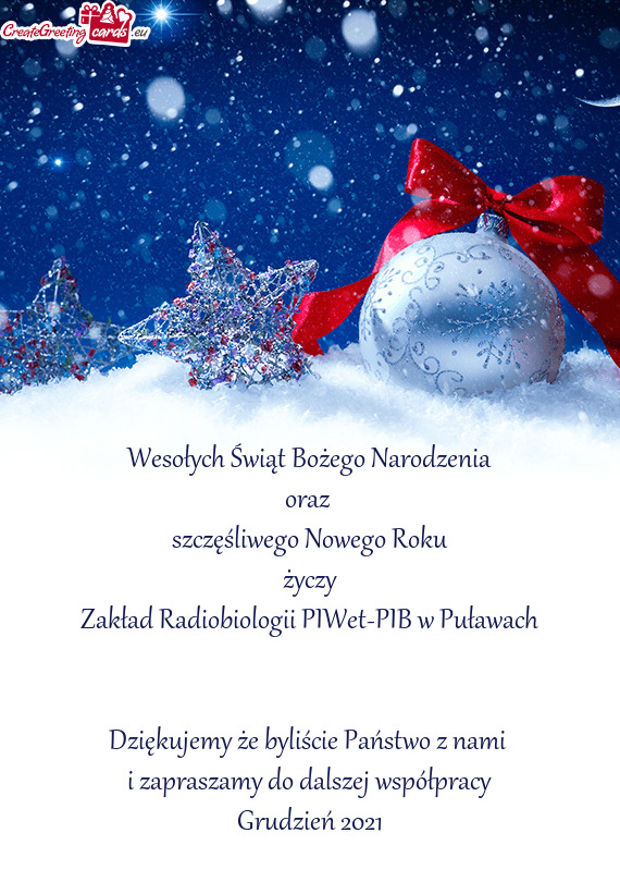 Zakład Radiobiologii PIWet-PIB w Puławach