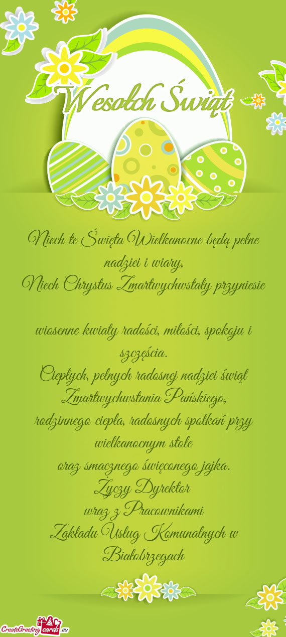 Zakładu Usług Komunalnych w Białobrzegach