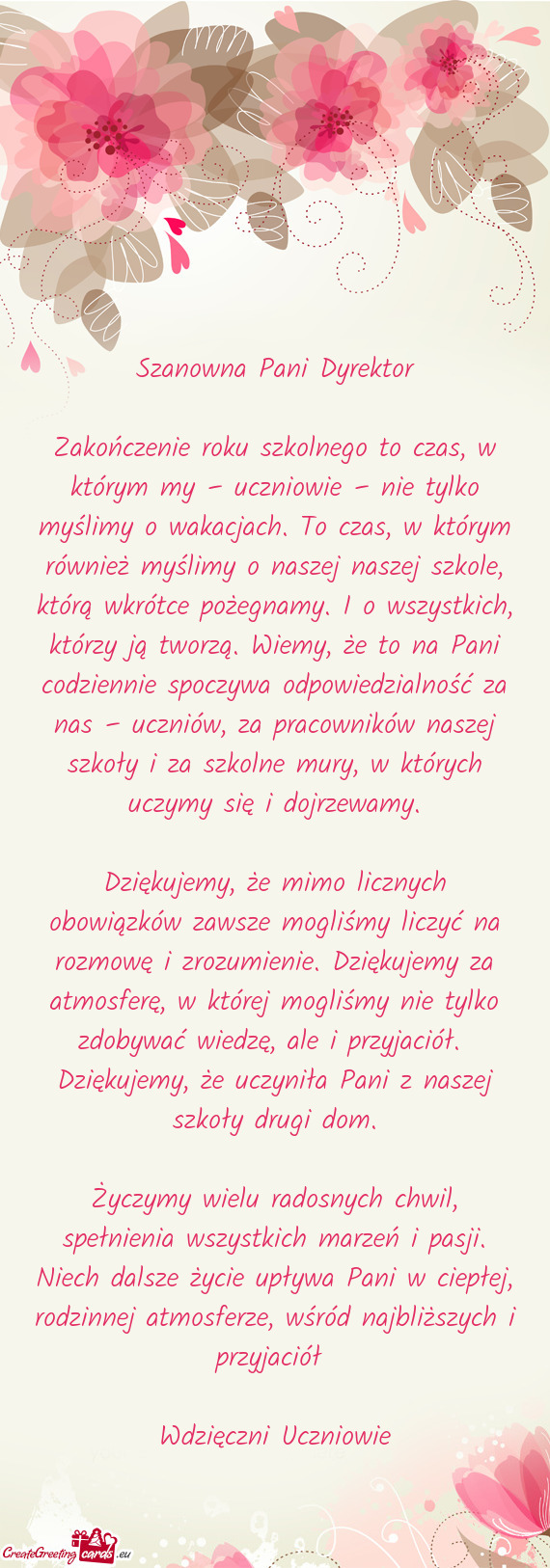 Zakończenie roku szkolnego to czas, w którym my – uczniowie – nie tylko myślimy o wakacjach