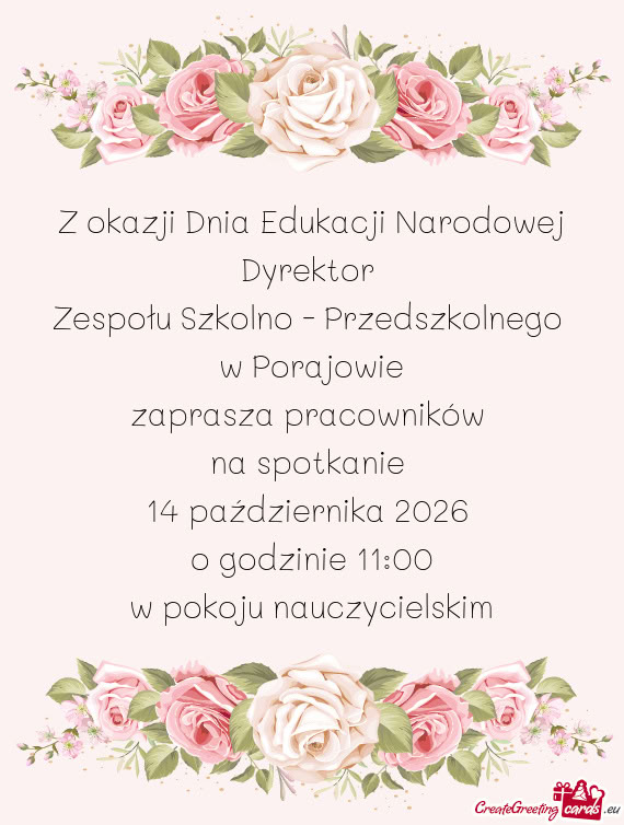 Zaprasza pracowników