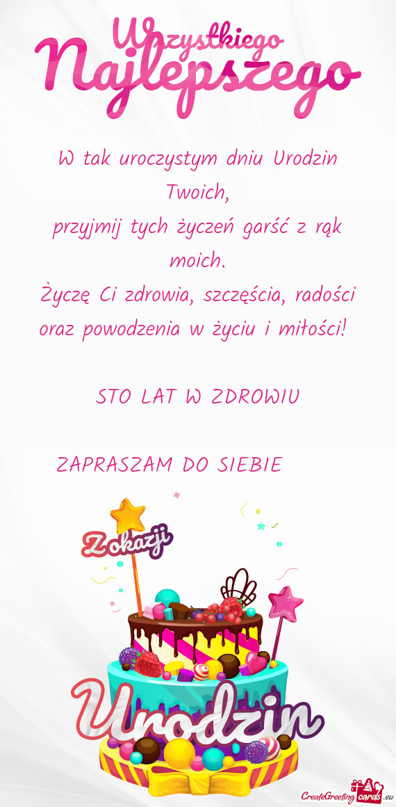 ZAPRASZAM DO SIEBIE 💐💐💐