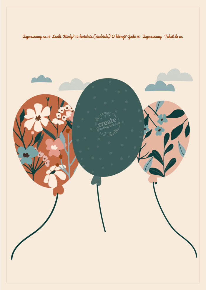 Zapraszamy na 16 Lenki Kiedy? 12 kwietnia (niedziela) O której? Godz