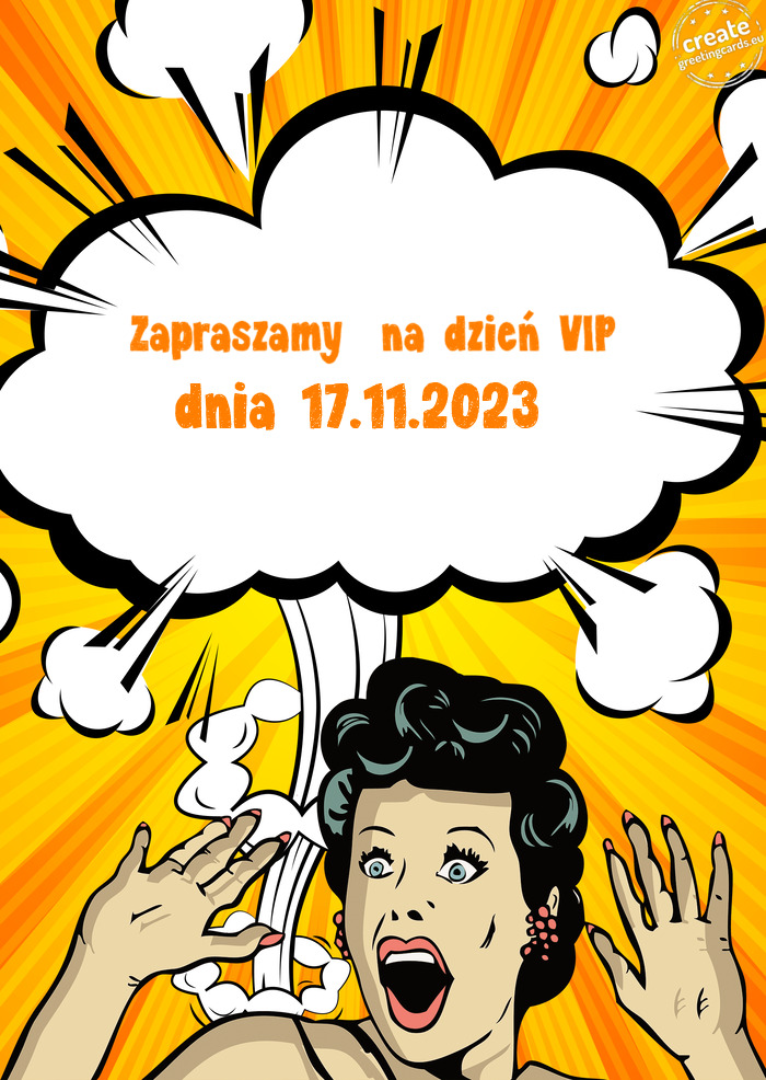 Zapraszamy na dzień VIP dnia 17.11.2023