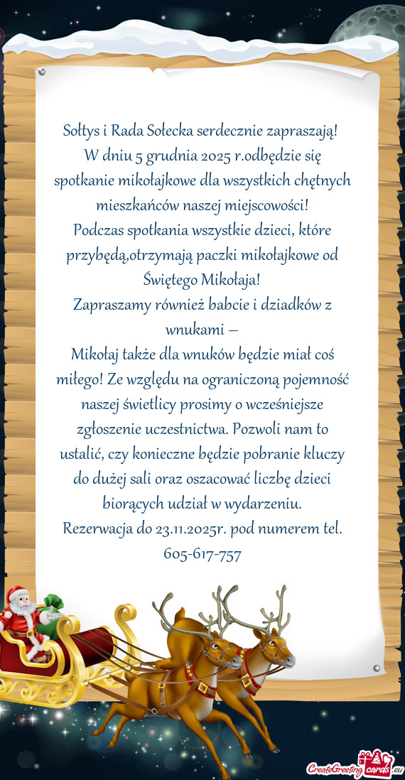 Zapraszamy również babcie i dziadków z wnukami –