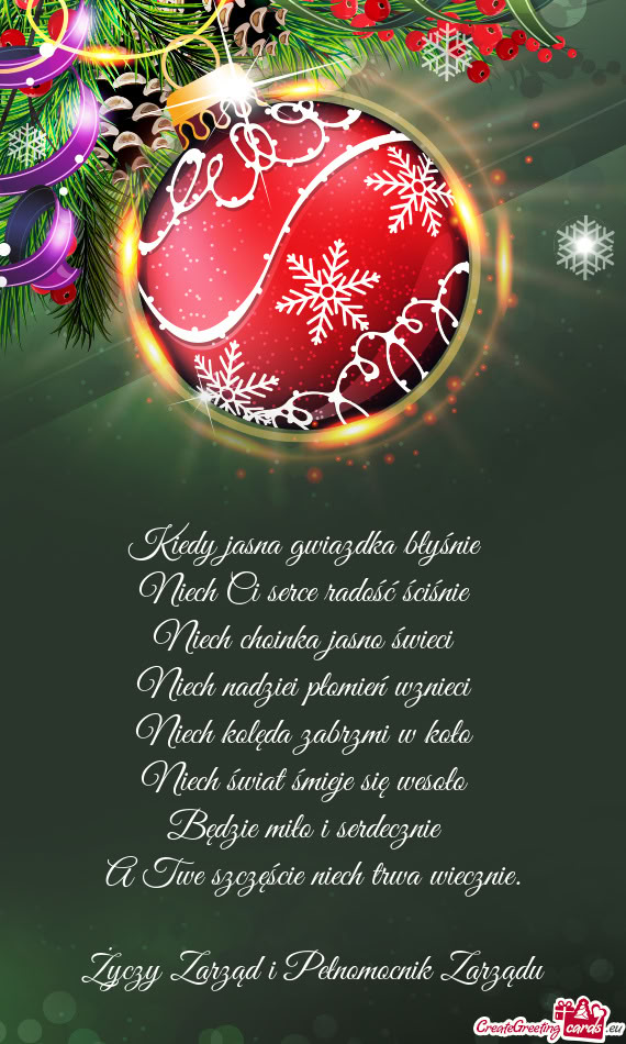 Zarząd i Pełnomocnik Zarządu