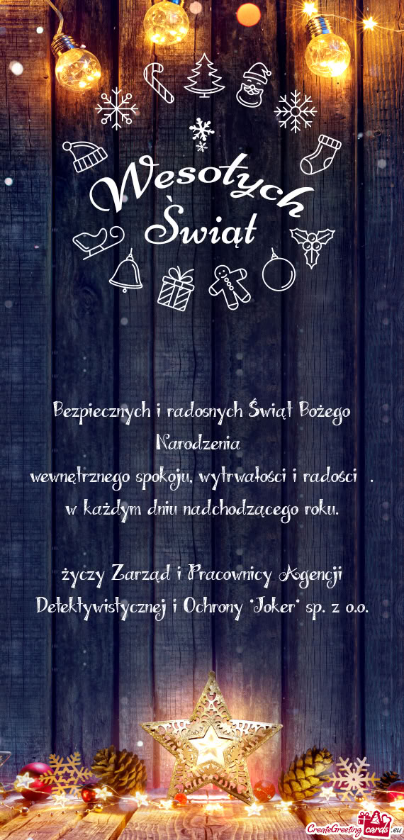 Zarząd i Pracownicy Agencji Detektywistycznej i Ochrony "Joker" sp. z o.o