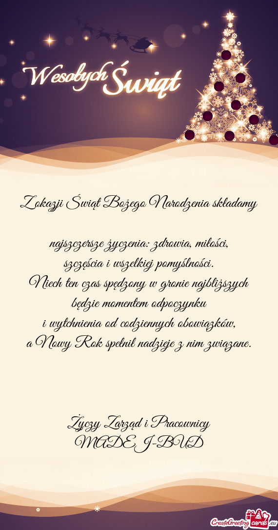 Zarząd i Pracownicy MADEJ-BUD