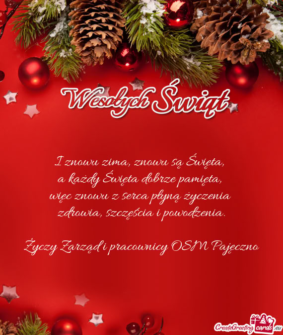 Zarząd i pracownicy OSM Pajęczno