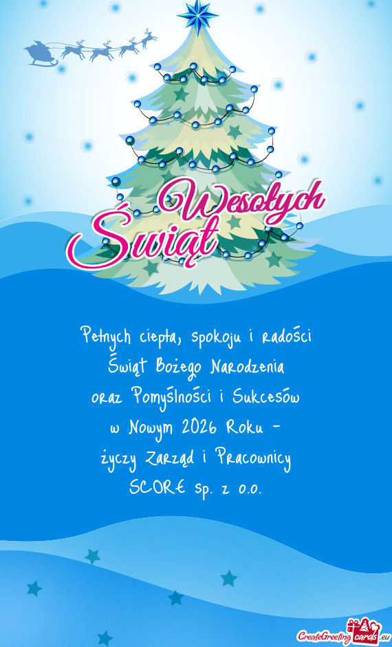 Zarząd i Pracownicy SCORE sp