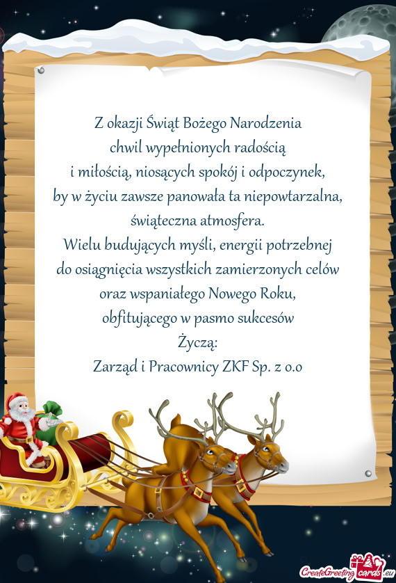 Zarząd i Pracownicy ZKF Sp. z o.o