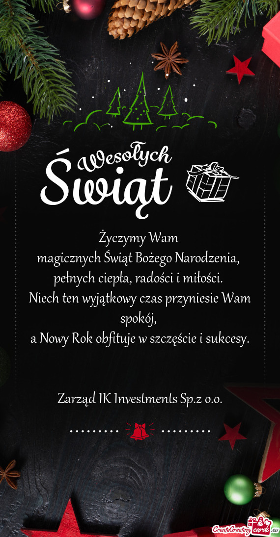 Zarząd IK Investments Sp.z o.o