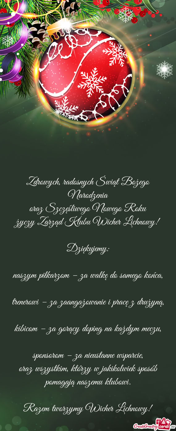 Zarząd Klubu Wicher Lichnowy