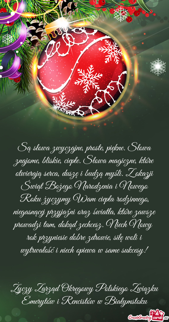 Zarząd Okręgowy Polskiego Związku Emerytów i Rencistów w Białymstoku