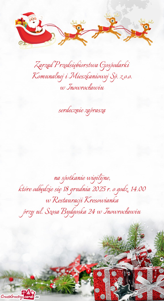 Zarząd Przedsiębiorstwa Gospodarki