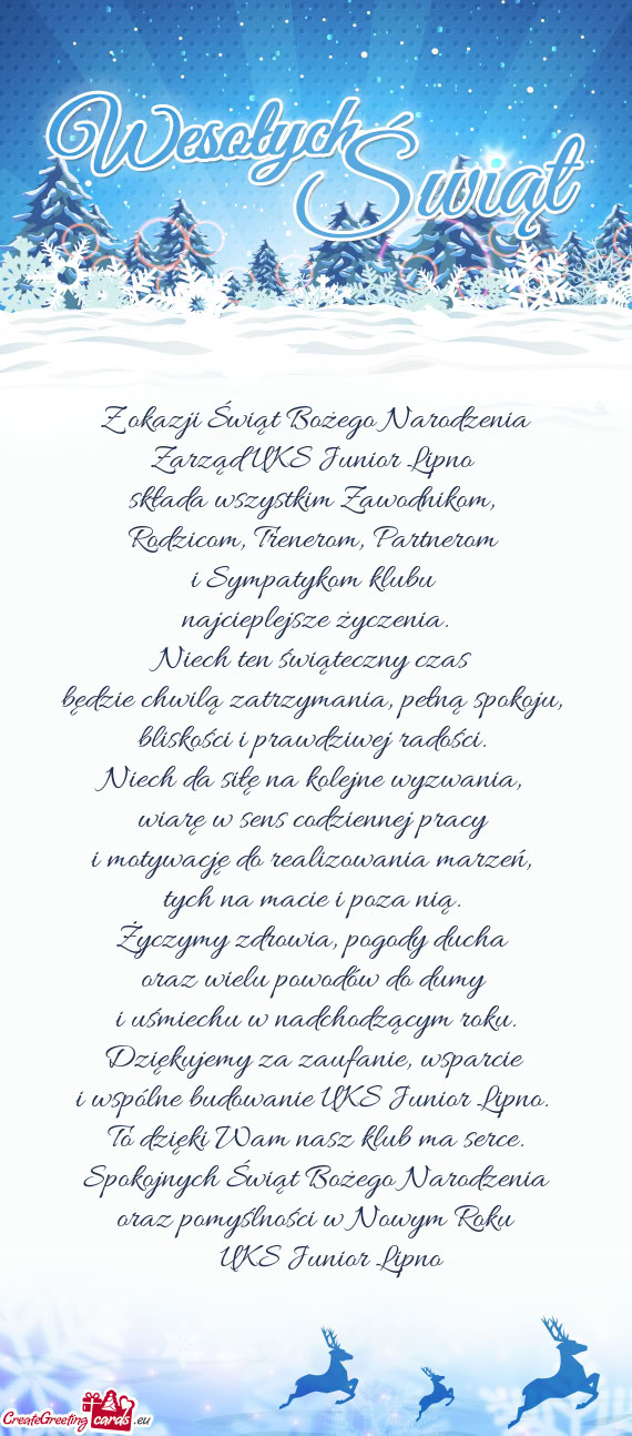 Zarząd UKS Junior Lipno