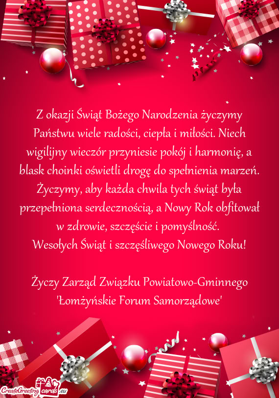 Zarząd Związku Powiatowo-Gminnego "Łomżyńskie Forum Samorządowe"