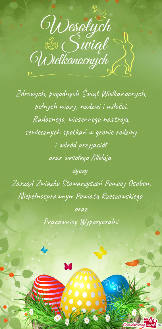 Zarząd Związku Stowarzyszeń Pomocy Osobom Niepełnosprawnym Powiatu Rzeszowskiego