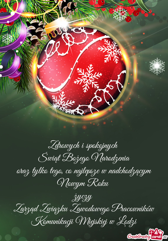 Zarząd Związku Zawodowego Pracowników Komunikacji Miejskiej w Łodzi