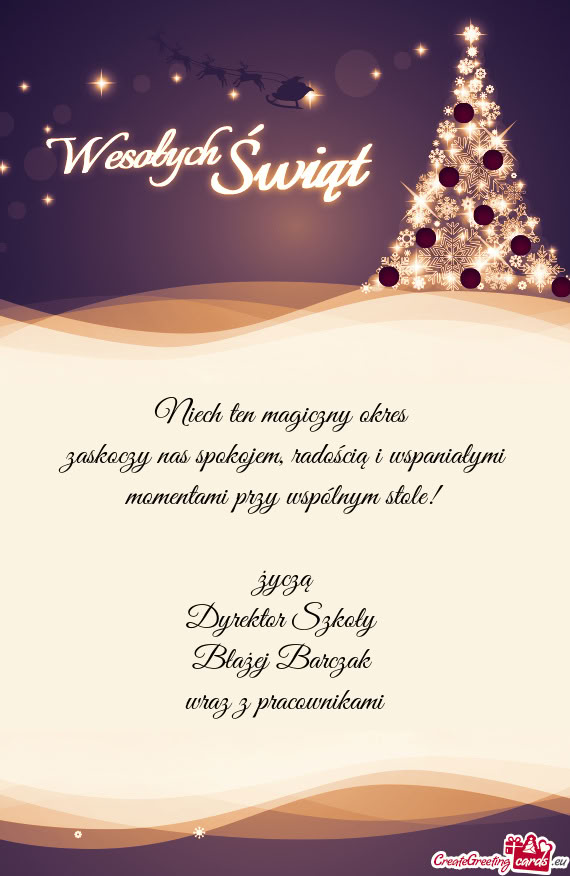 Zaskoczy nas spokojem, radością i wspaniałymi momentami przy wspólnym stole