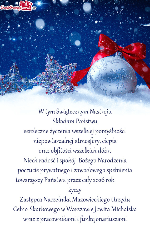 Zastępca Naczelnika Mazowieckiego Urzędu Celno-Skarbowego w Warszawie Jowita Michalska wraz z prac