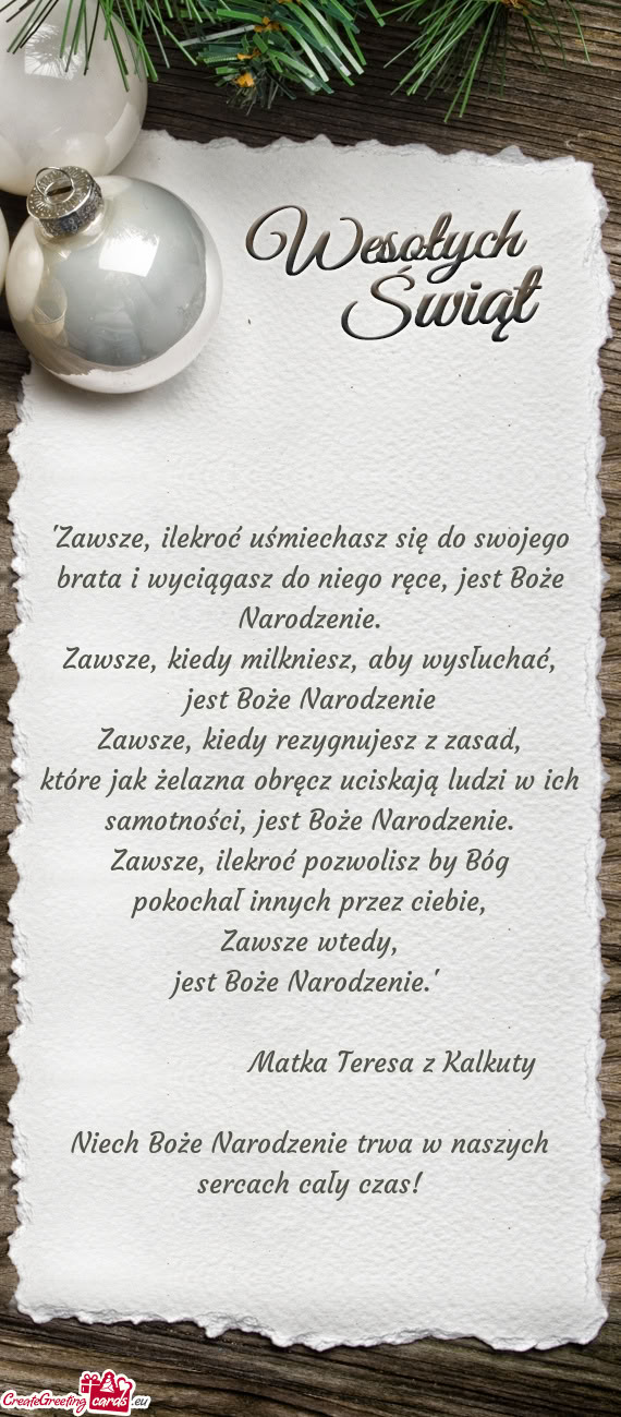 Zawsze, ilekroć pozwolisz by Bóg