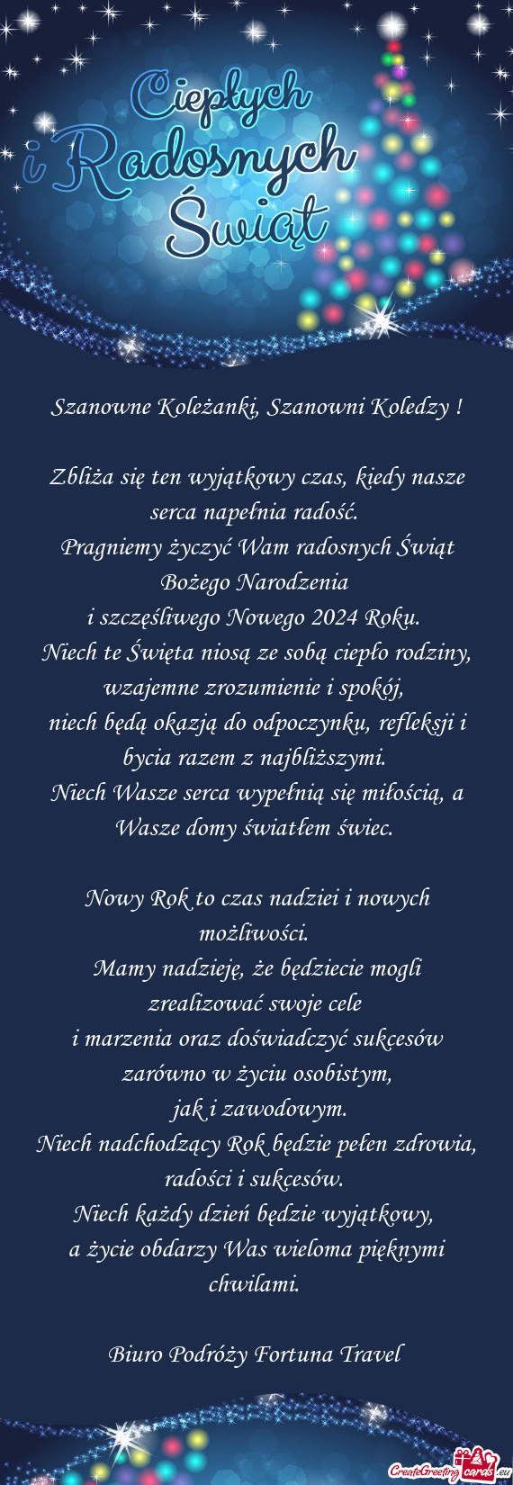Zbliża się ten wyjątkowy czas, kiedy nasze serca napełnia radość
