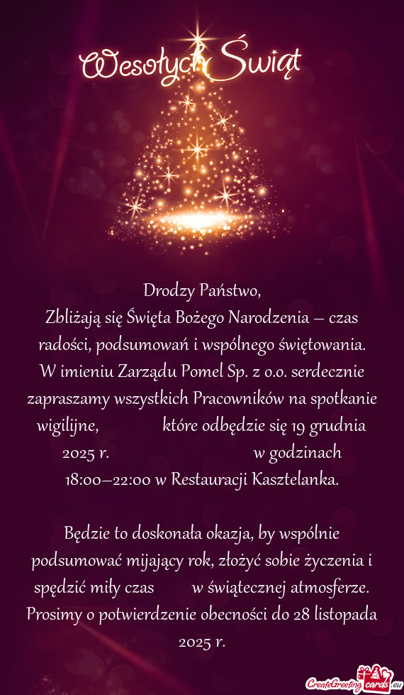 Zbliżają się Święta Bożego Narodzenia – czas radości, podsumowań i wspólnego świętowani