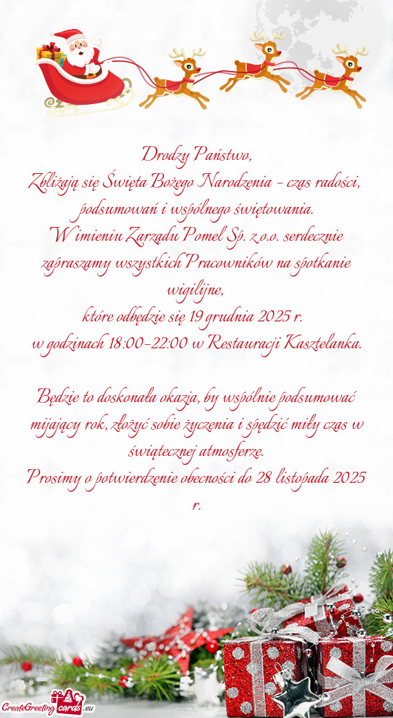 Zbliżają się Święta Bożego Narodzenia – czas radości