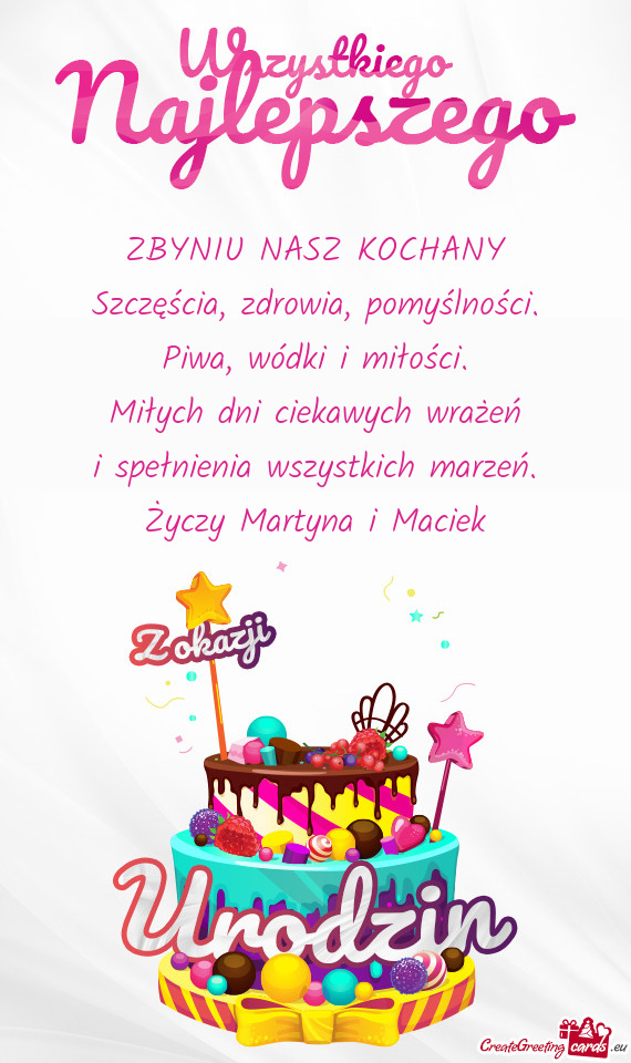 ZBYNIU NASZ KOCHANY