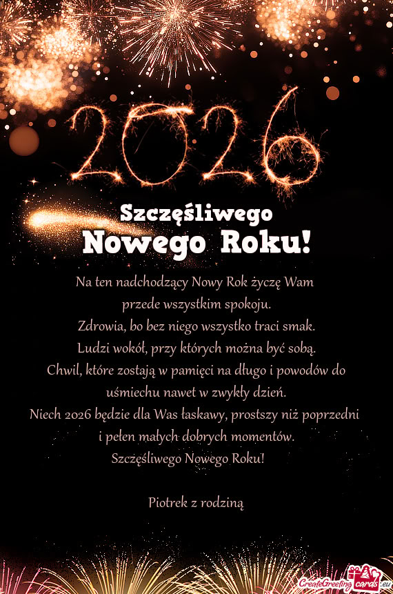 Zdrowia, bo bez niego wszystko traci smak