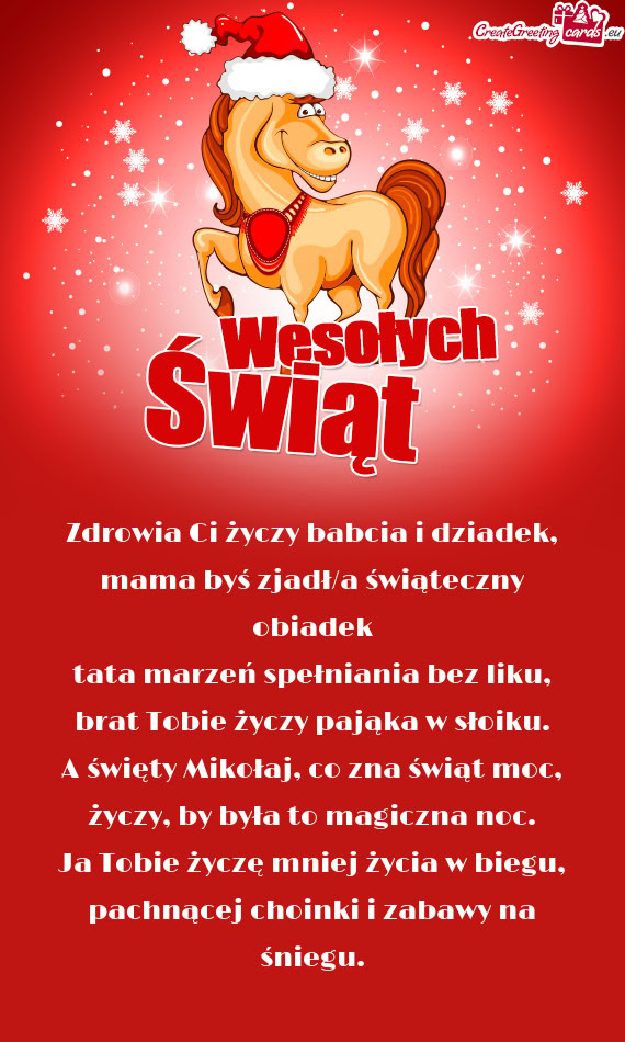 Zdrowia Ci babcia i dziadek