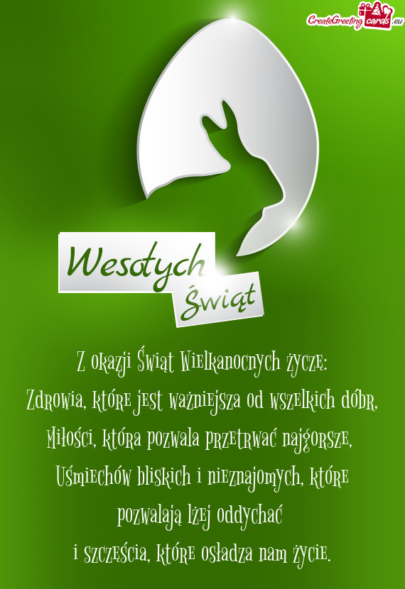 Zdrowia, które jest ważniejsza od wszelkich dóbr, Miłości, która pozwala przetrwać najgorsze