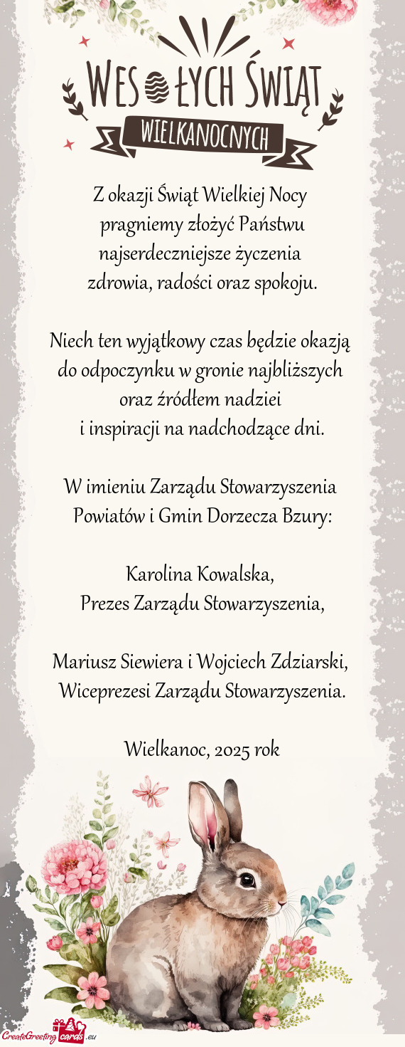 Zdrowia, radości oraz spokoju