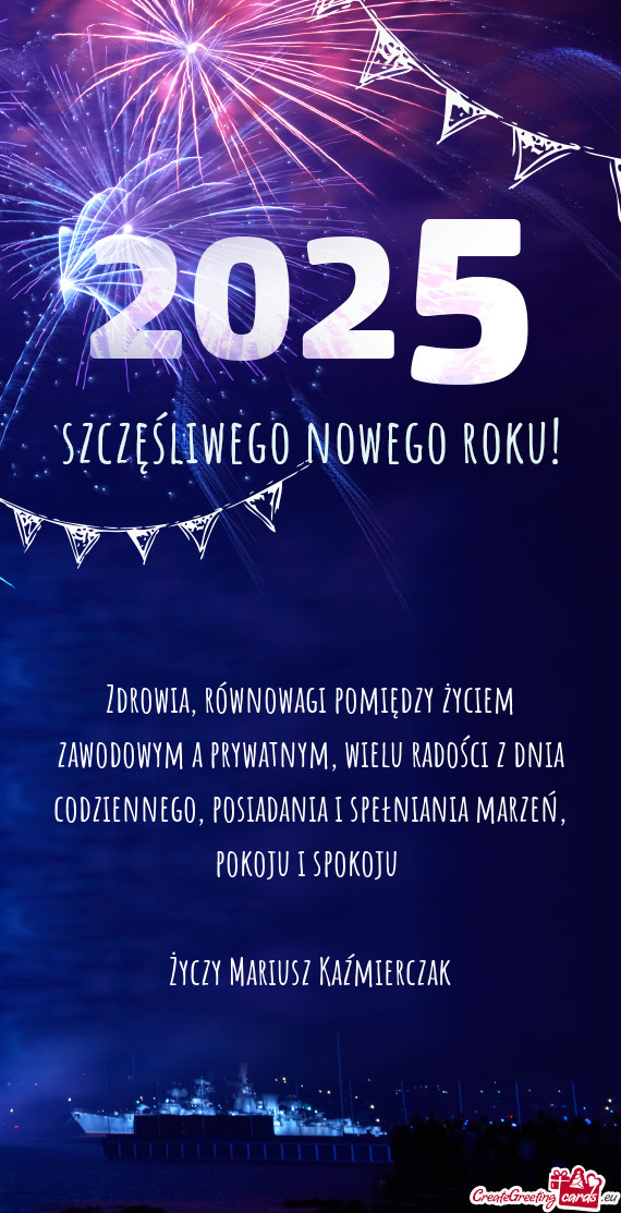 Zdrowia, równowagi pomiędzy życiem zawodowym a prywatnym, wielu radości z dnia codziennego, posi