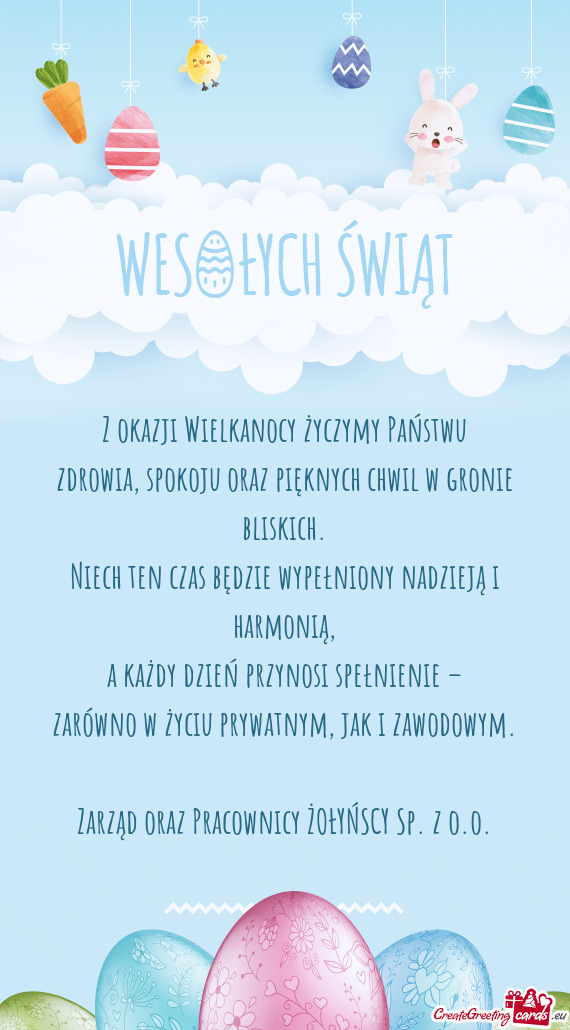 Zdrowia, spokoju oraz pięknych chwil w gronie bliskich