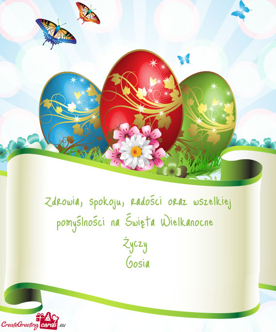 Zdrowia, spokoju, radości oraz wszelkiej pomyślności na Święta